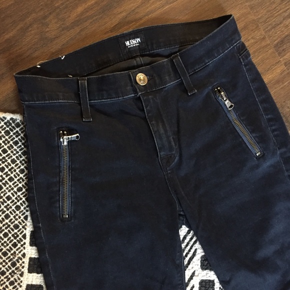 Hudson Jeans Denim - Hudson 9” Rise Stark Moto Jean